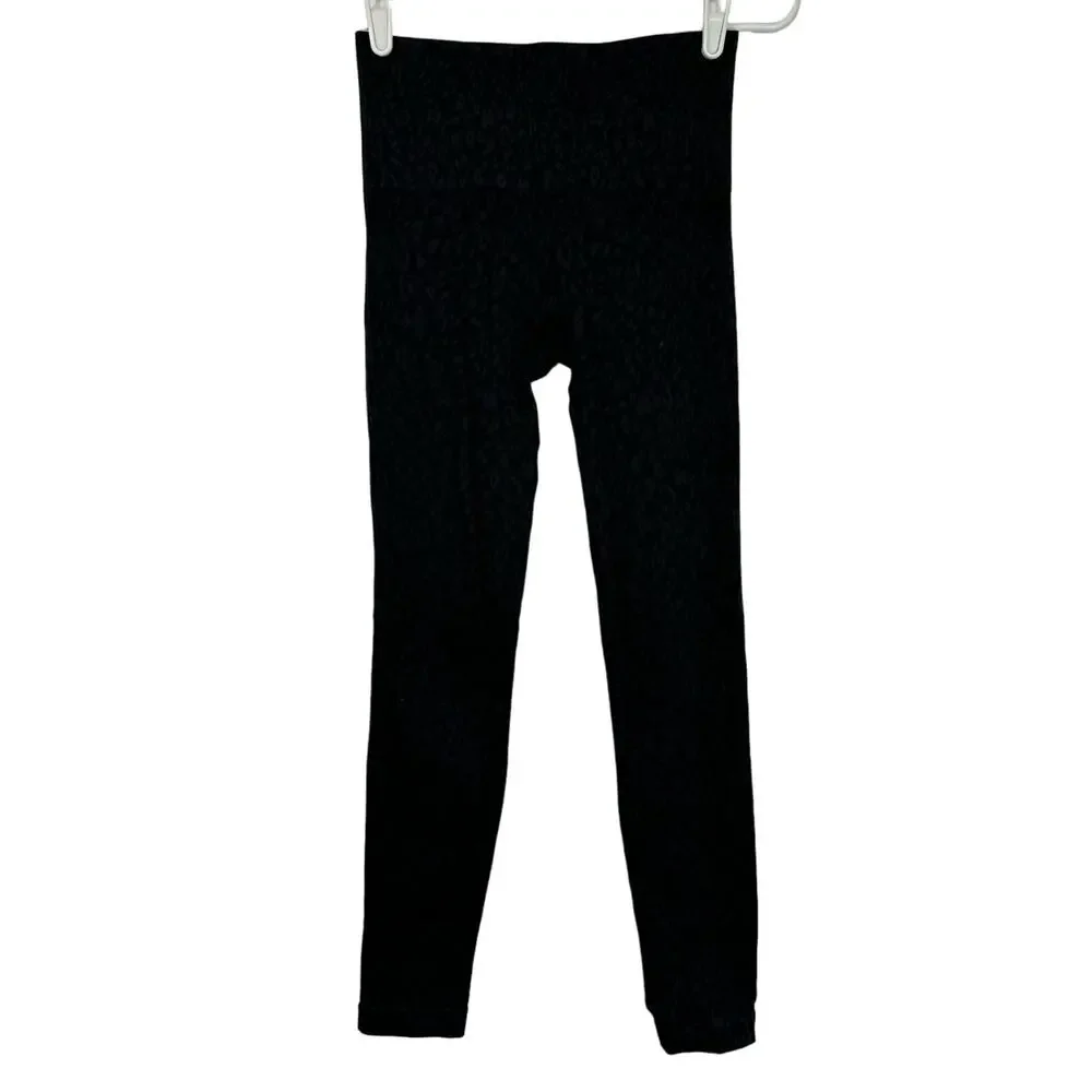Spanx Seamless Leggings Dark Leopard Small